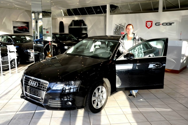 Paní Černochová se svou Audi A4 2.0 TDI Ambition