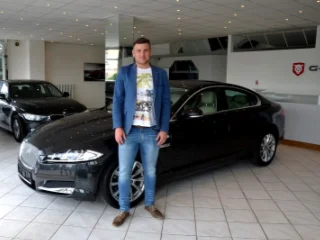 Jaguár XF a jeho nový majitel!