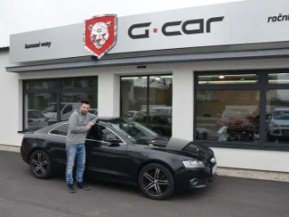 Audi A5 3.0TDi a její spokojený majitel. :-)
