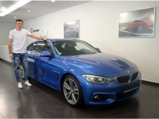 Spokojený majitel svého nového vozu BMW 420d, M-Sport :-)