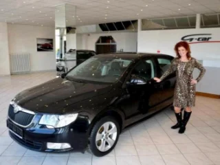 Kateřina Herčíková se svou Škoda Superb 2.0 TDI