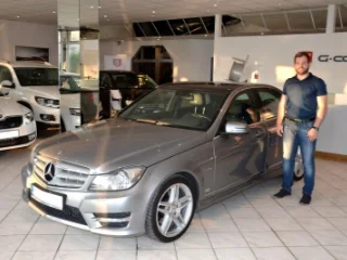 Pan Čunát se svým Mercedes-Benz třídy C 350 CDI Brabus